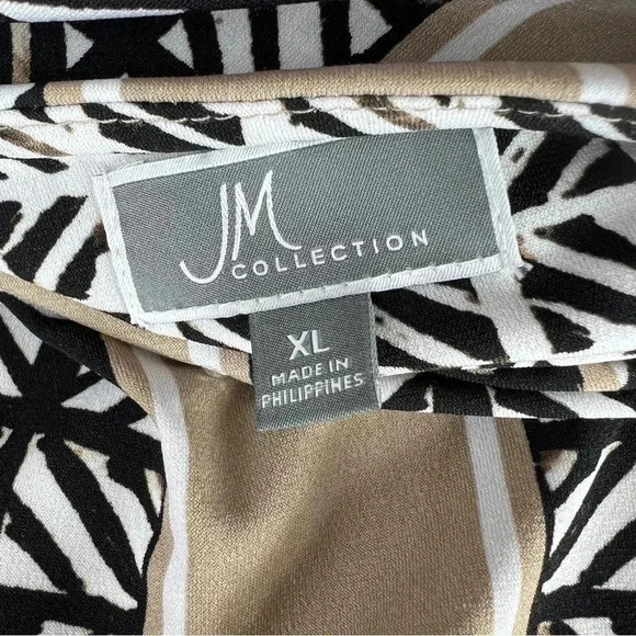 Jm Collection | Sheer Sleeve Top - Picture 7 of 8